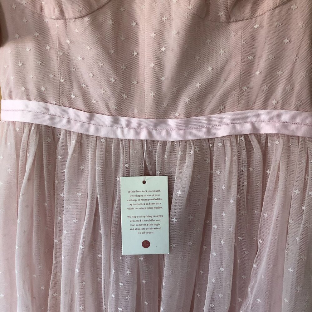 NWT Ivy City Co Ballerina Tulle Midi Dress in Pink - Sz L - Picture 5 of 13